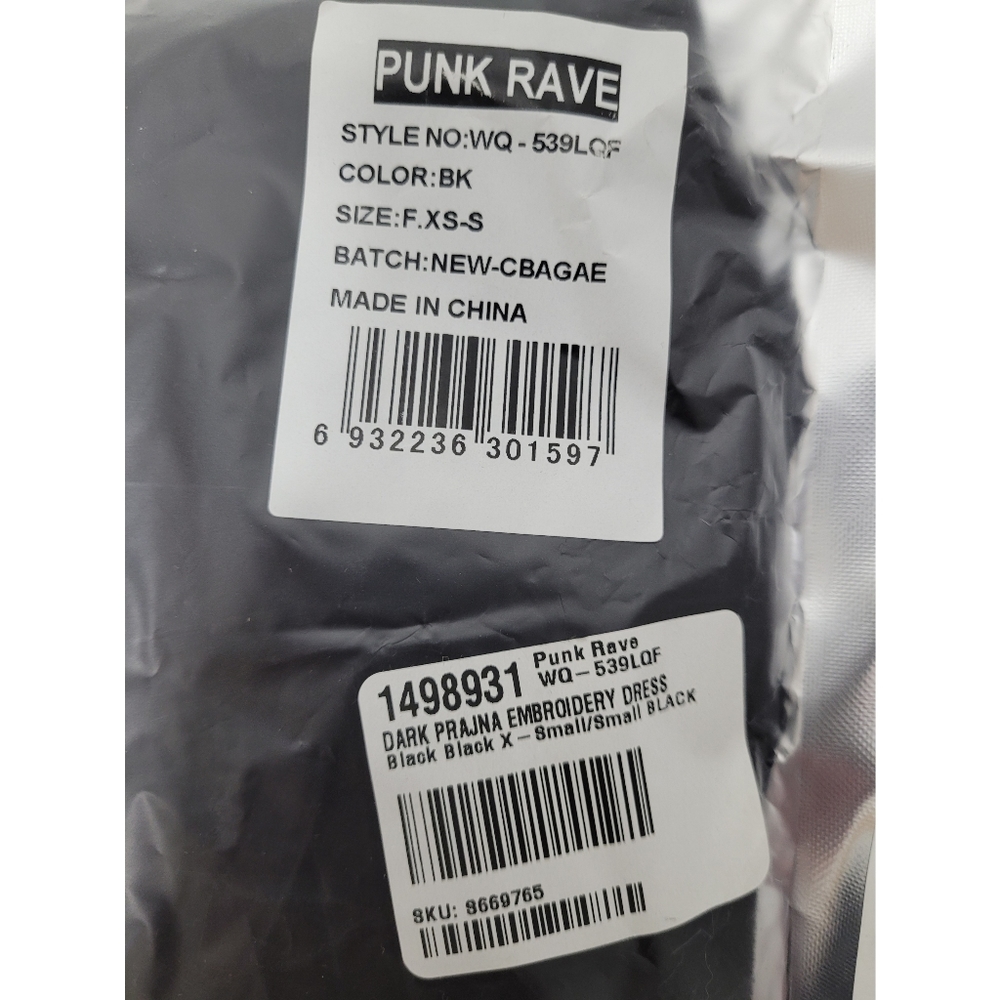 Punk Rave Satin Devil Mini Dress - Picture 12 of 13